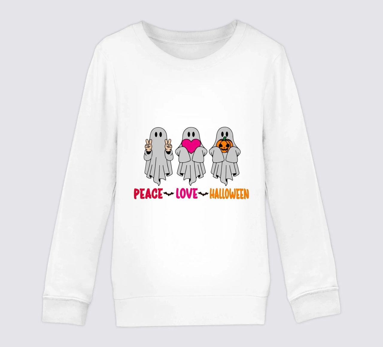 paz amor halloween sudadera para niño de ersanim
