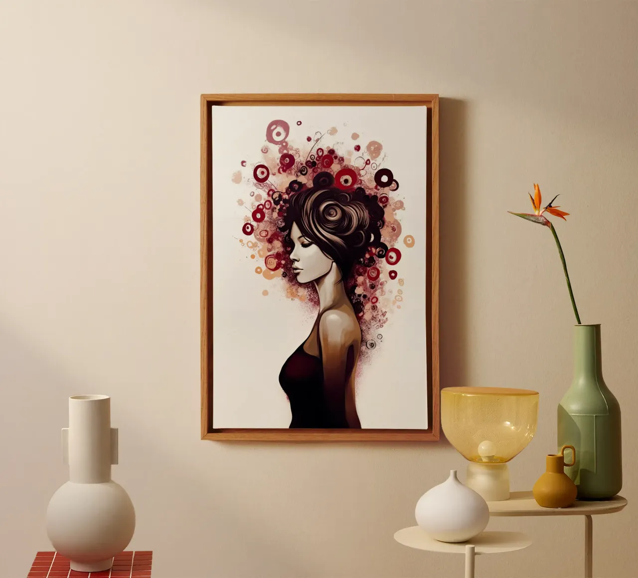 Wall-art by Imagine canvas with Floater frame by Imagine