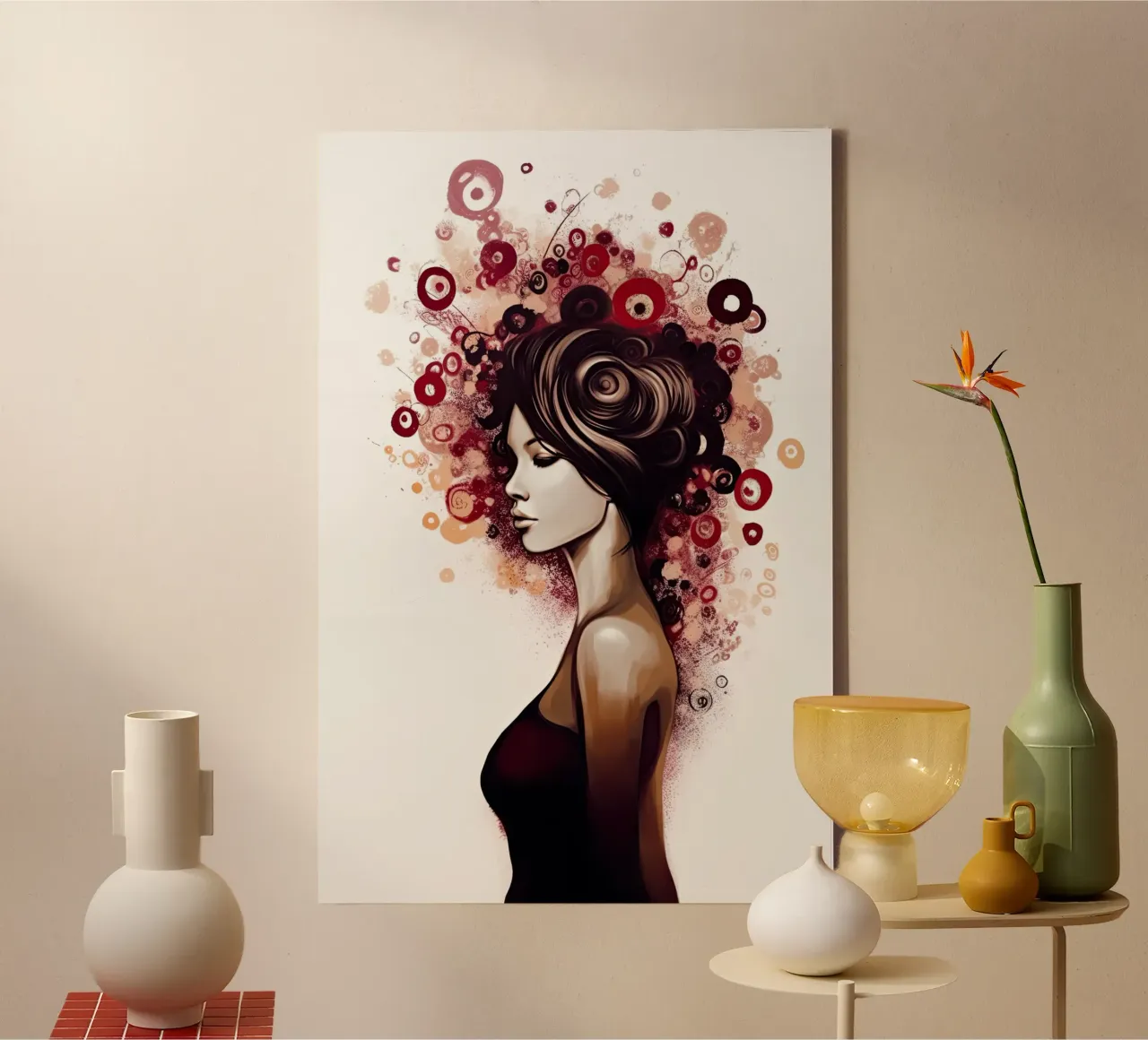 Wall-art by Imagine canvas with Floater frame by Imagine