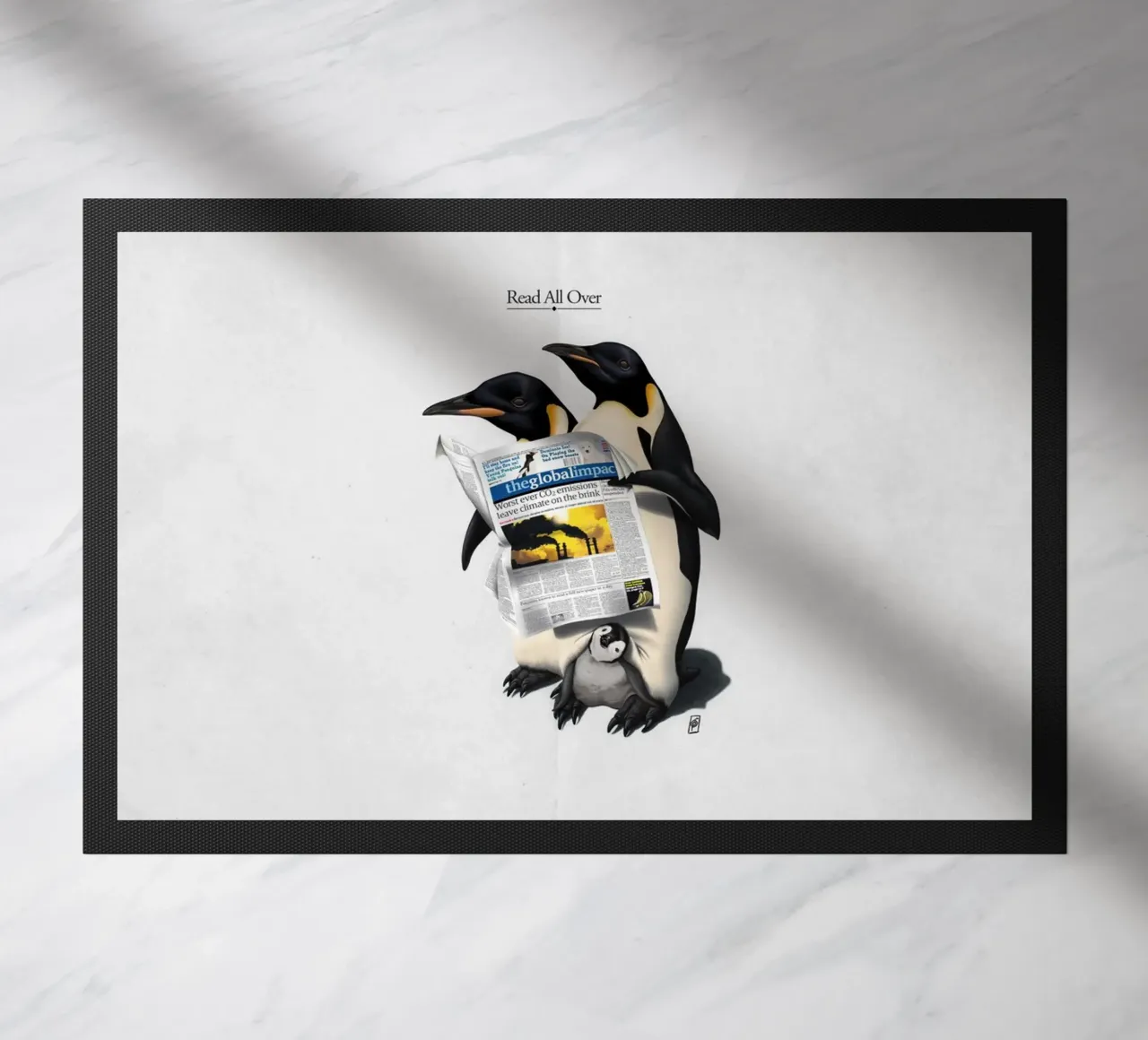 Read All Over (Titled) zerbino da Rob Art | Illustration