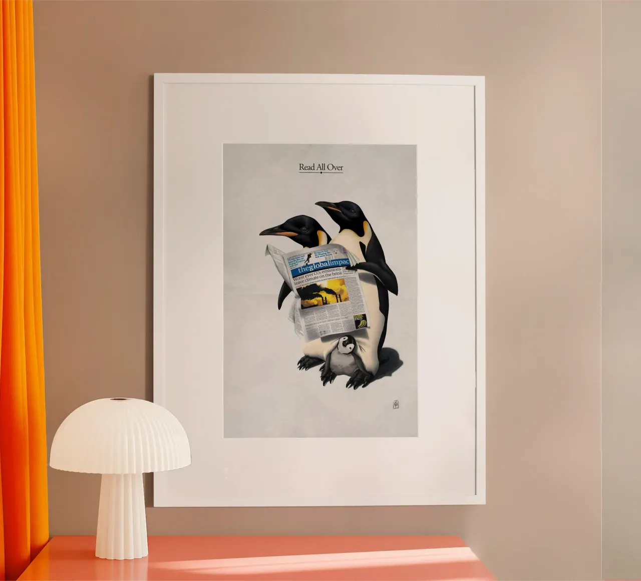 Read All Over (Titled) carta hahnemühle da Rob Art | Illustration