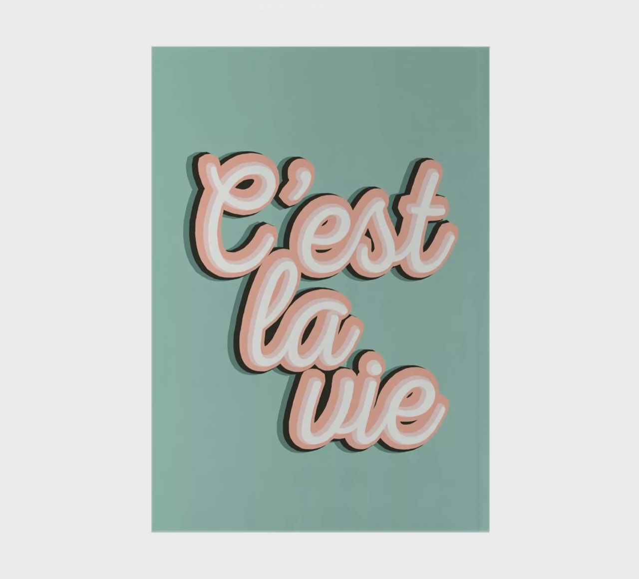 C'est La Vie notebook by The Native State