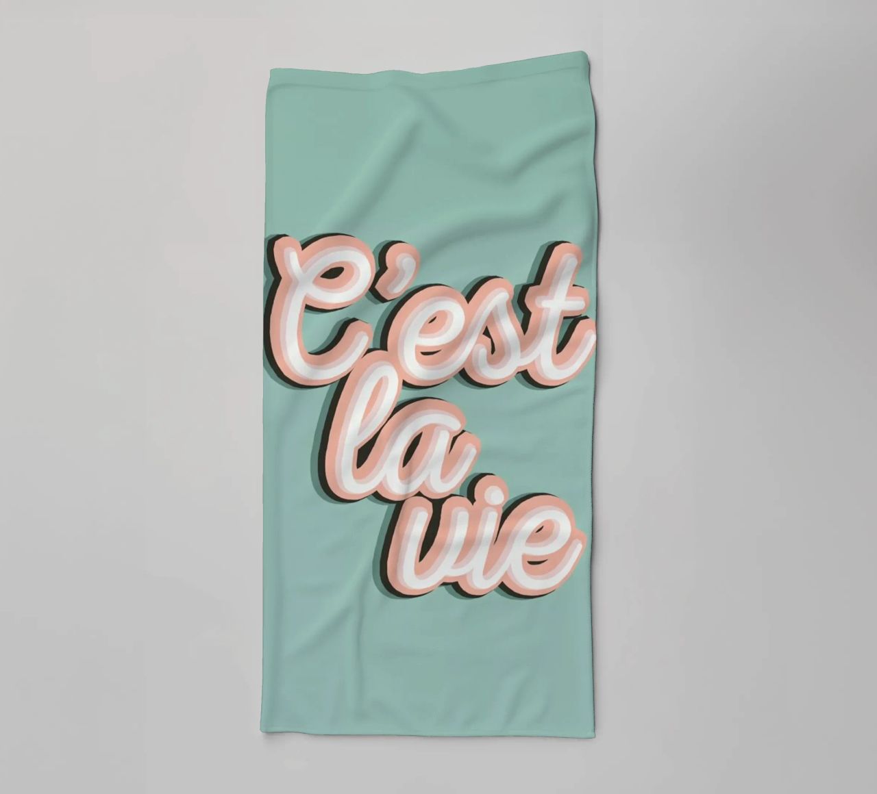 C'est La Vie towel by The Native State
