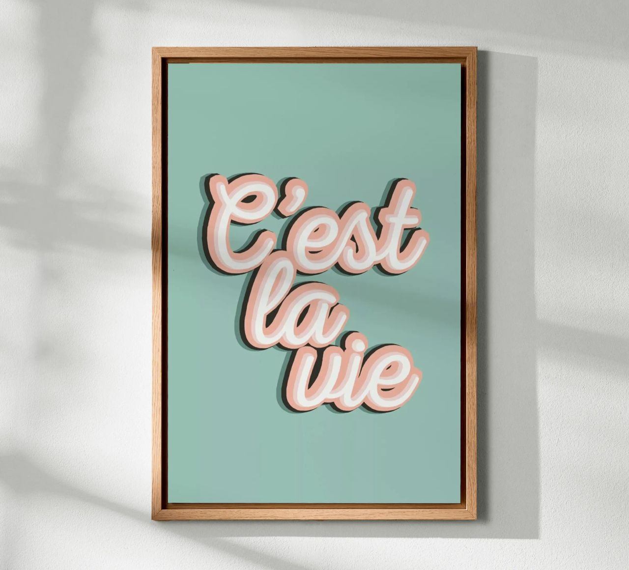 C'est La Vie canvas by The Native State