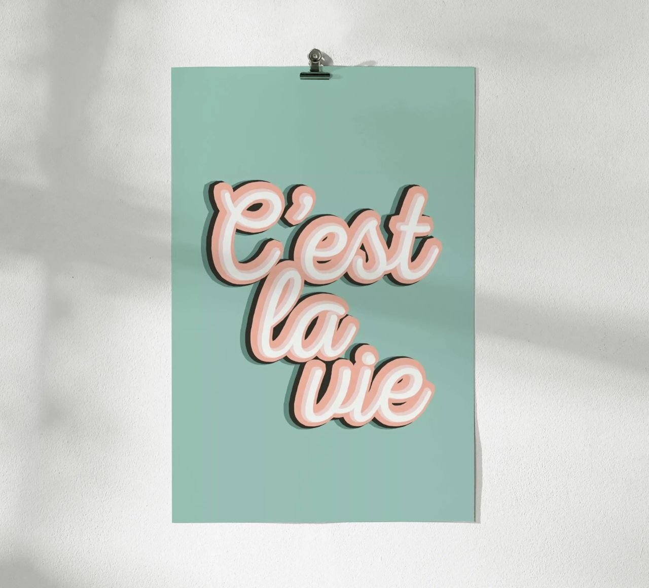 C'est La Vie poster by The Native State