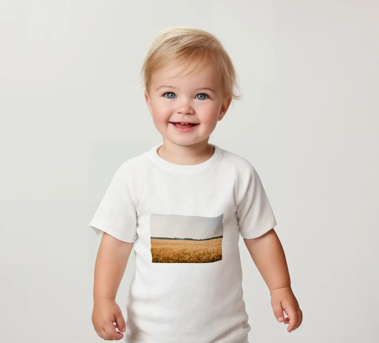 Golden Wheat Fields maglietta neonato da FujiSwiss