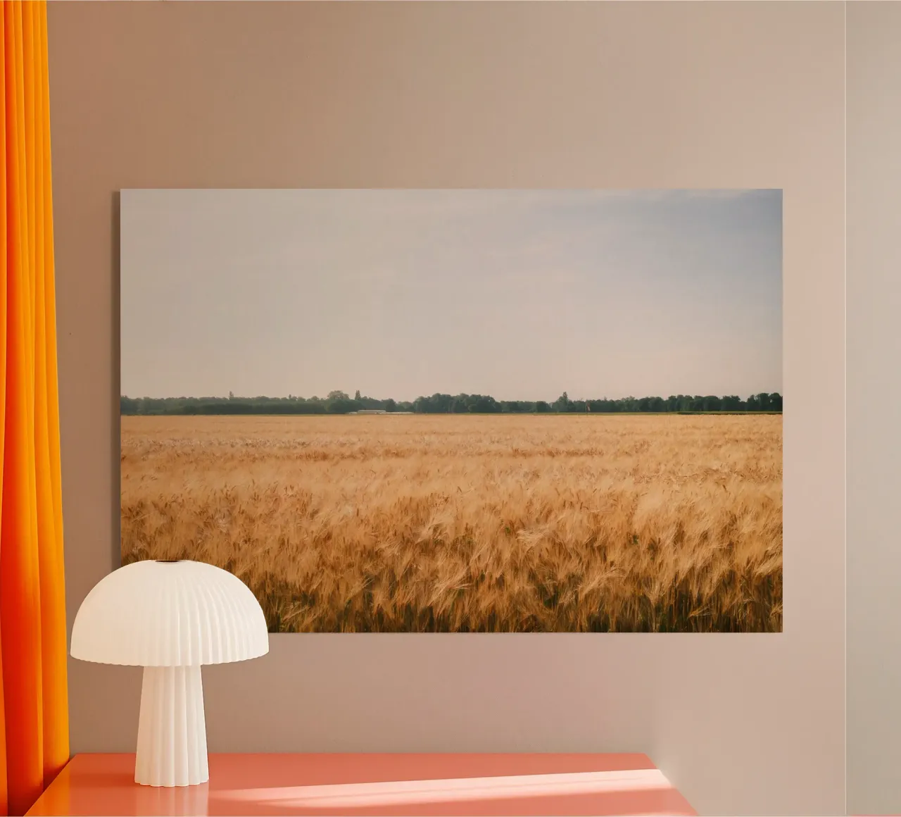 Golden Wheat Fields plexiglass da FujiSwiss