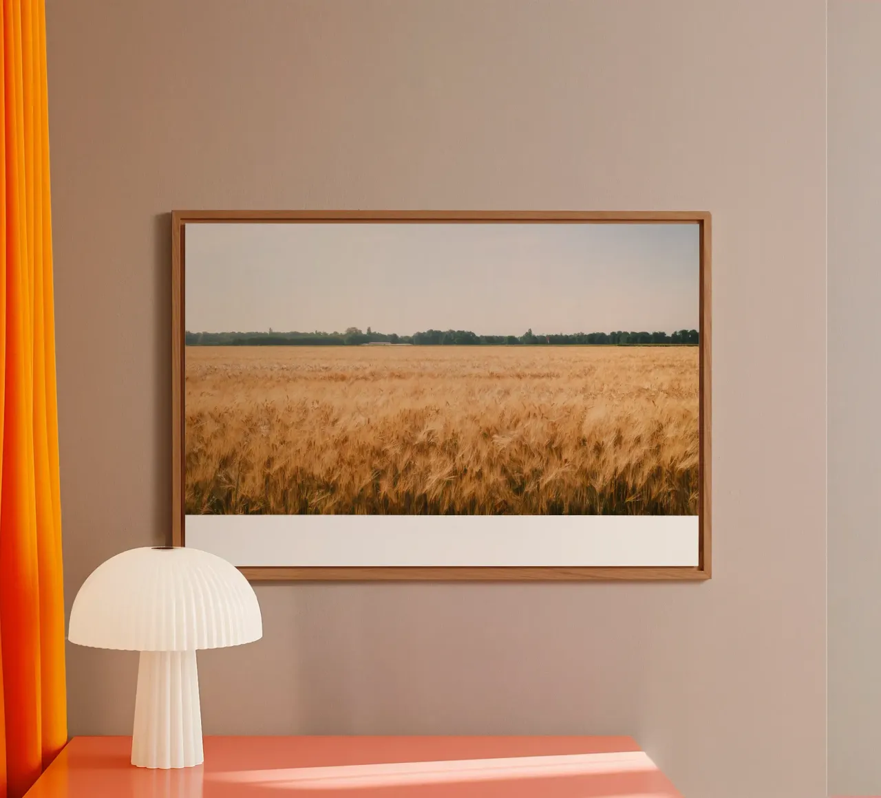 Golden Wheat Fields alluminio dibond da FujiSwiss