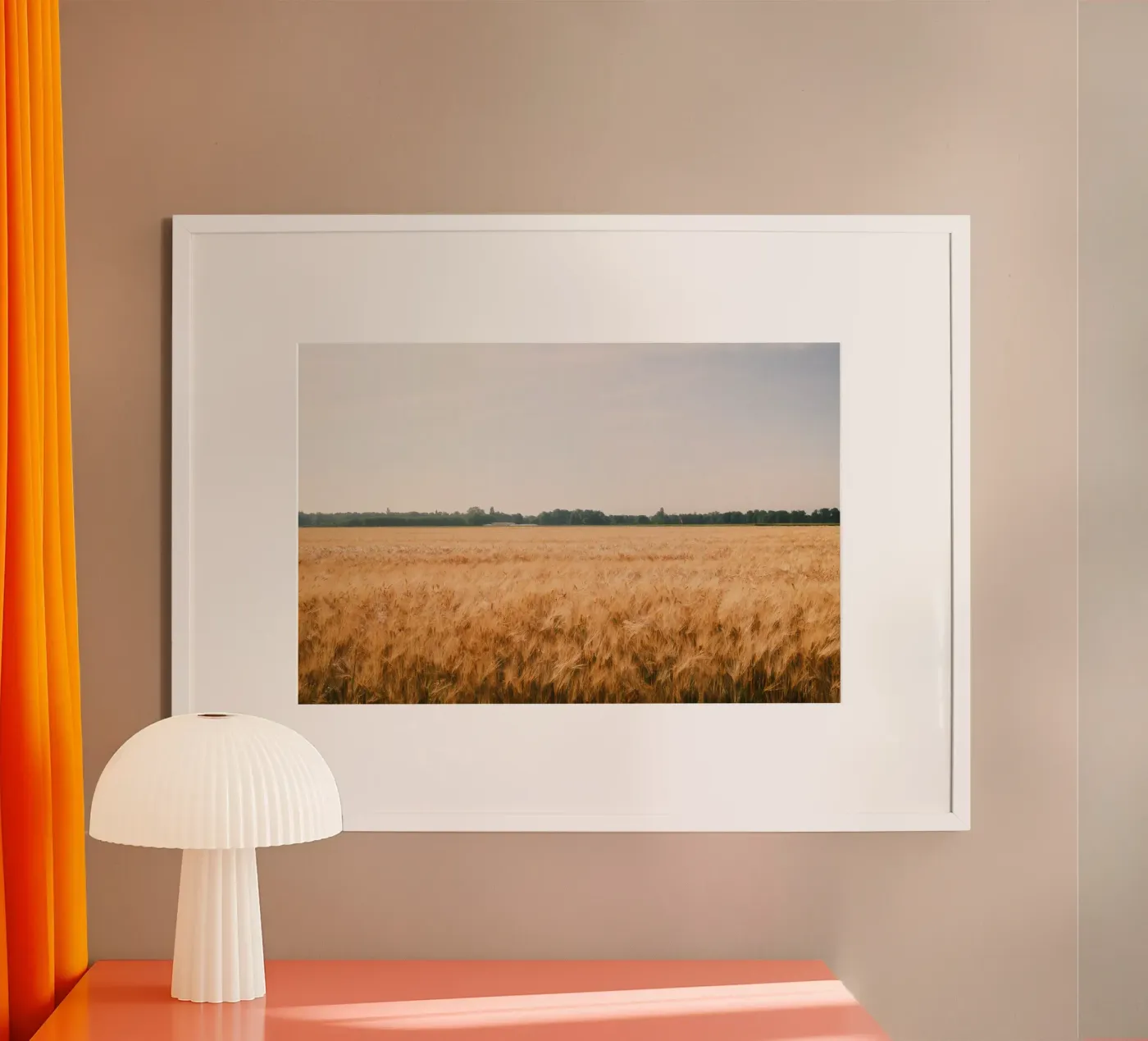 Golden Wheat Fields poster da FujiSwiss