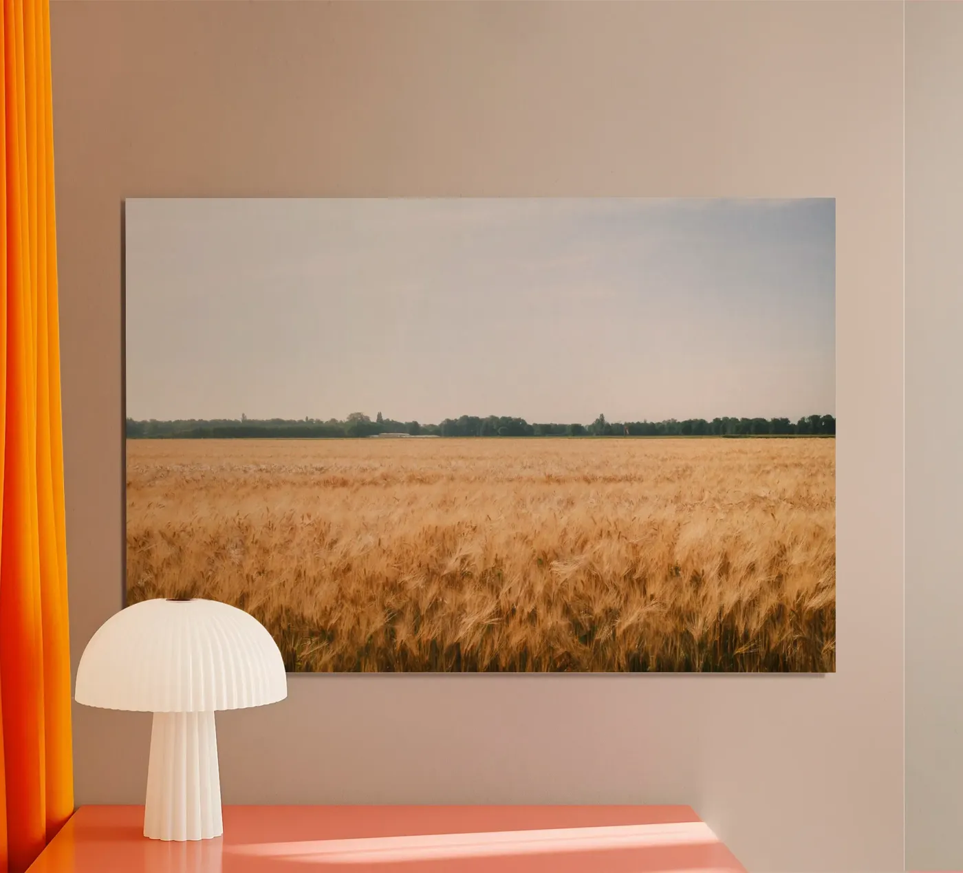 Golden Wheat Fields poster da FujiSwiss