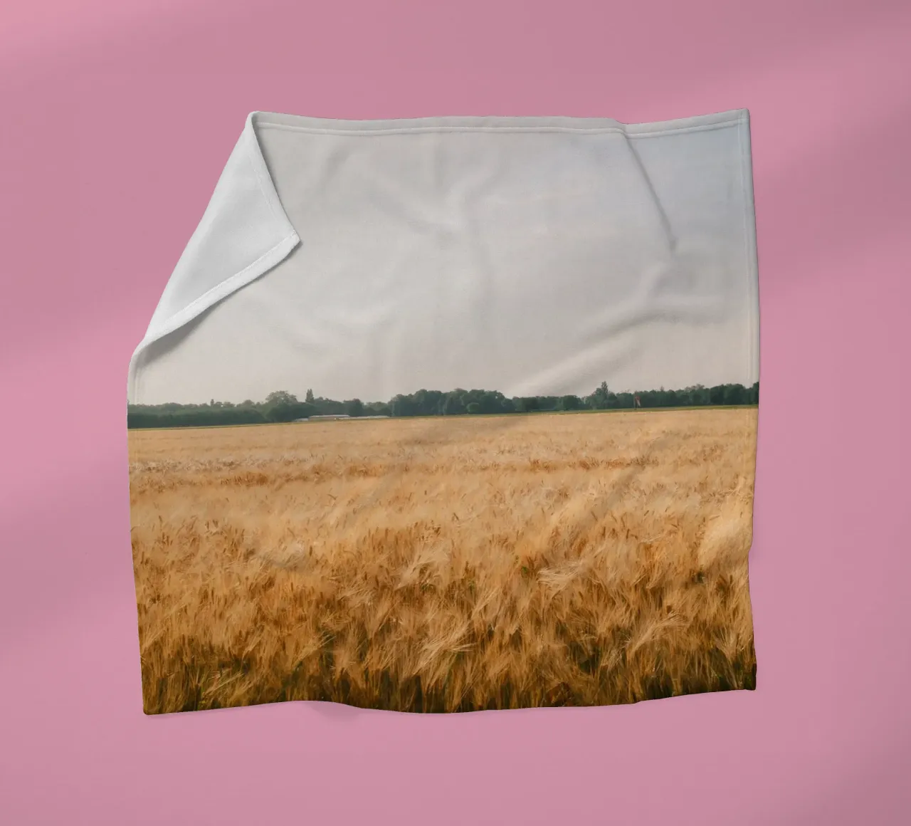 Golden Wheat Fields coperta in pile da FujiSwiss