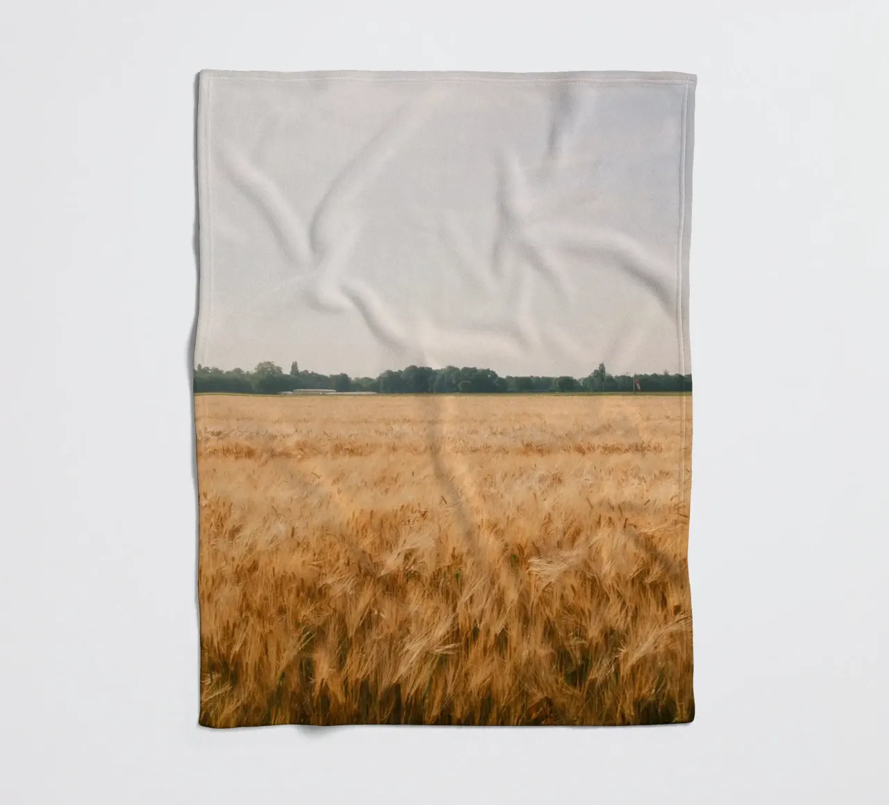 Golden Wheat Fields coperta in pile da FujiSwiss