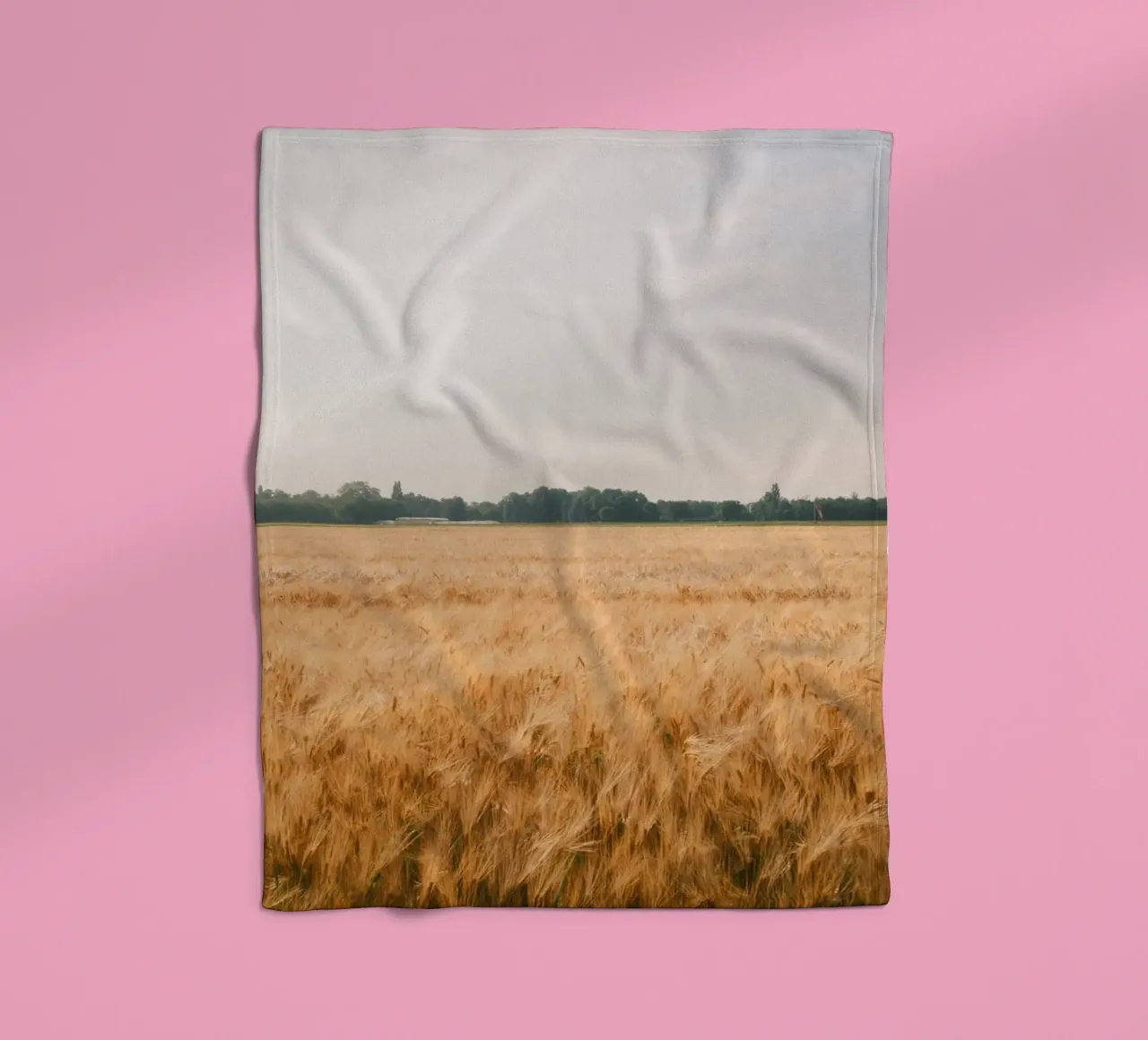 Golden Wheat Fields coperta in pile da FujiSwiss