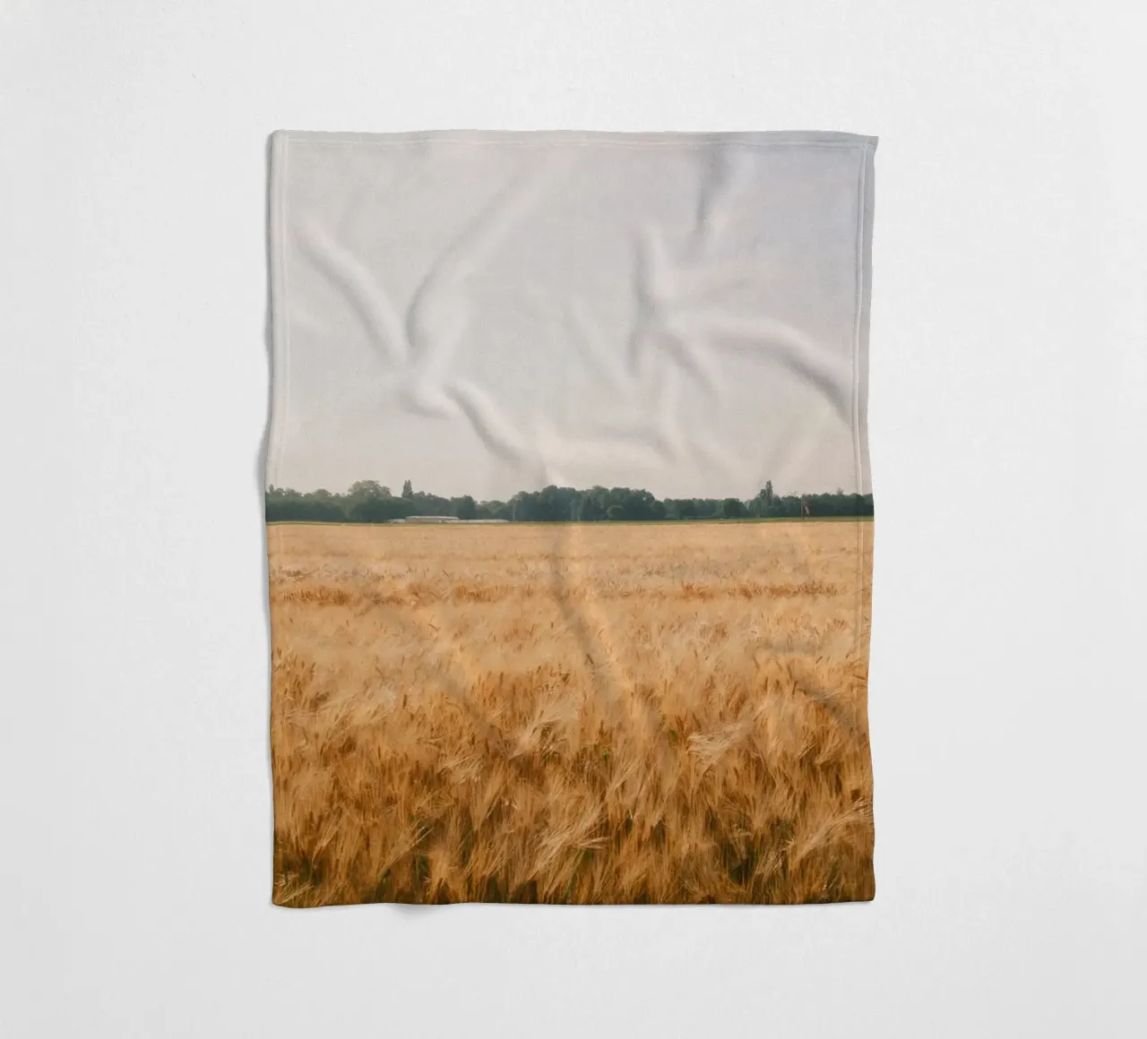 Golden Wheat Fields coperta in pile da FujiSwiss