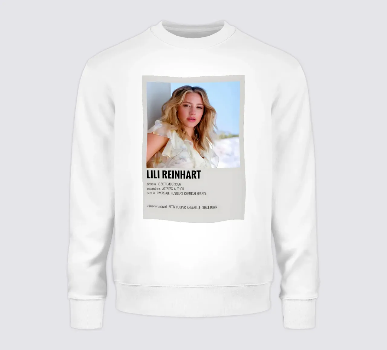 LILI REINHART felpa da MVFminimalist