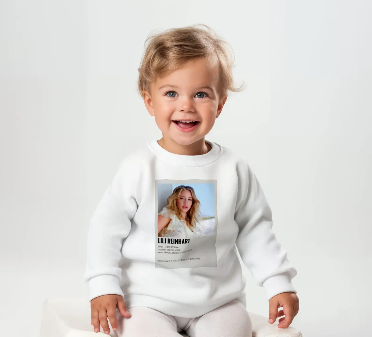 LILI REINHART baby sweatshirt by MVFminimalist