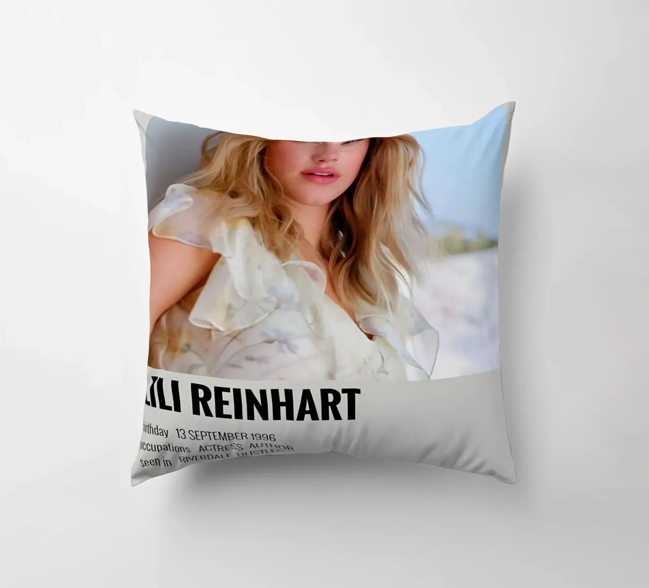 LILI REINHART decorative cushion by MVFminimalist