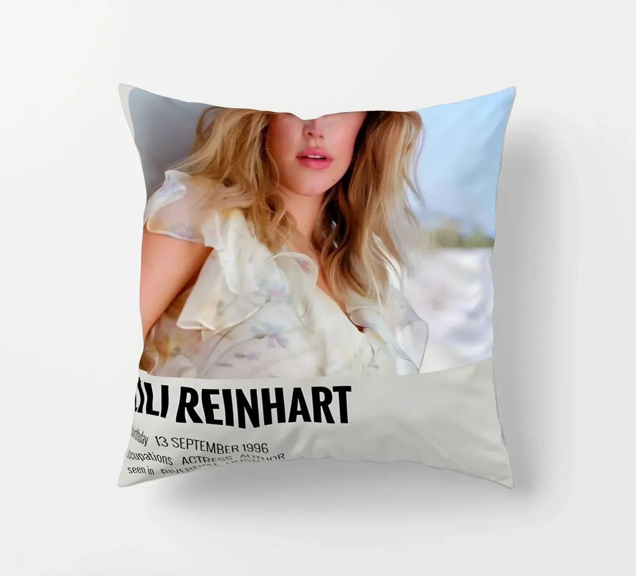 LILI REINHART decorative cushion by MVFminimalist