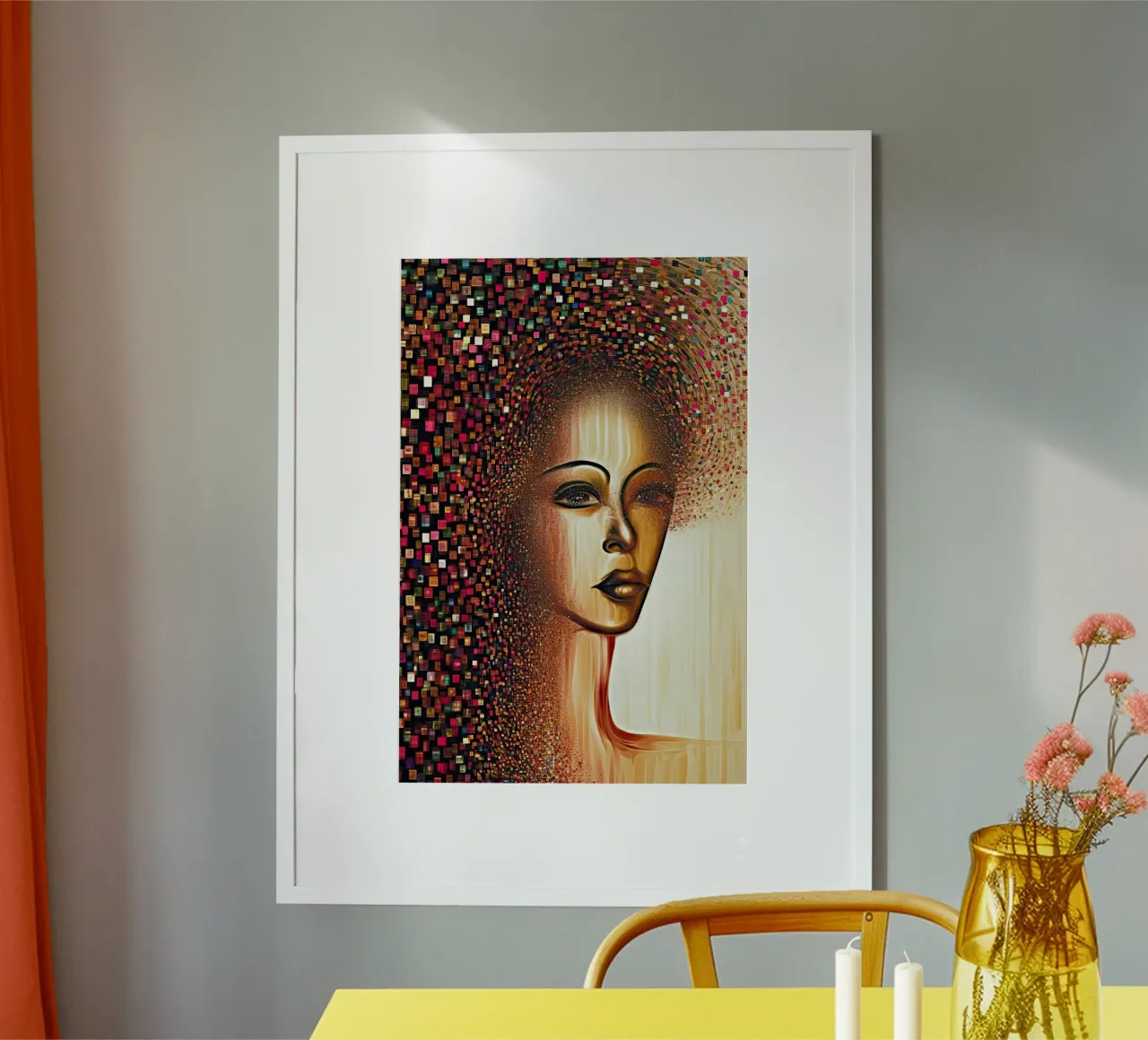 Arte da parete di Imagine poster con telaio in plastica da Imagine