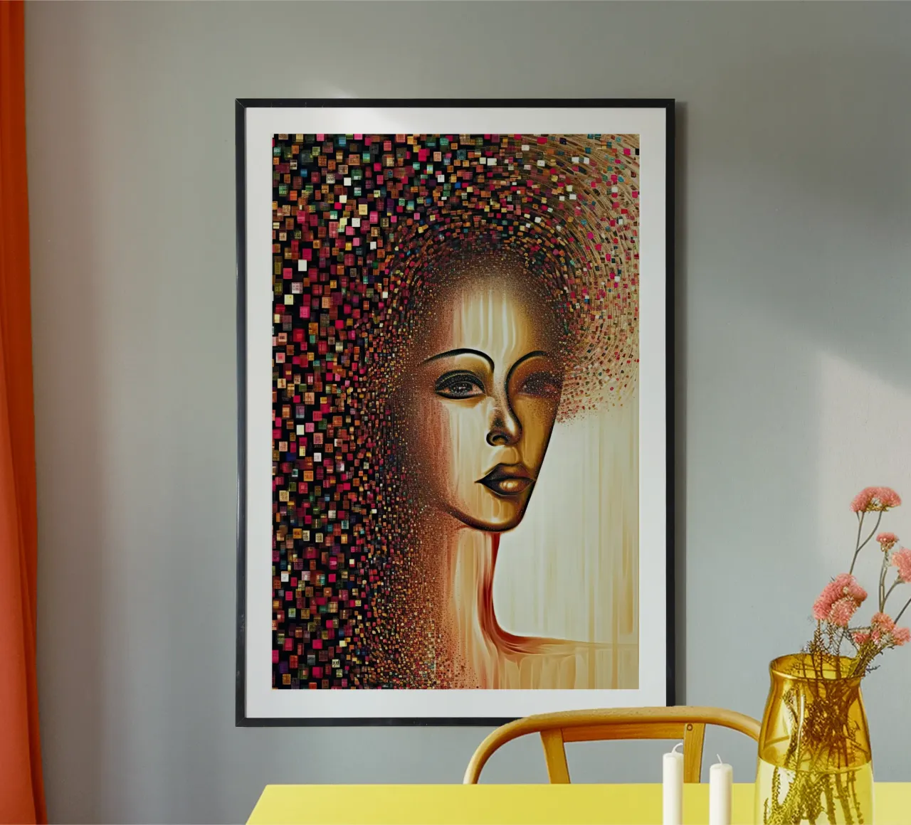 Arte da parete di Imagine poster con telaio in plastica da Imagine