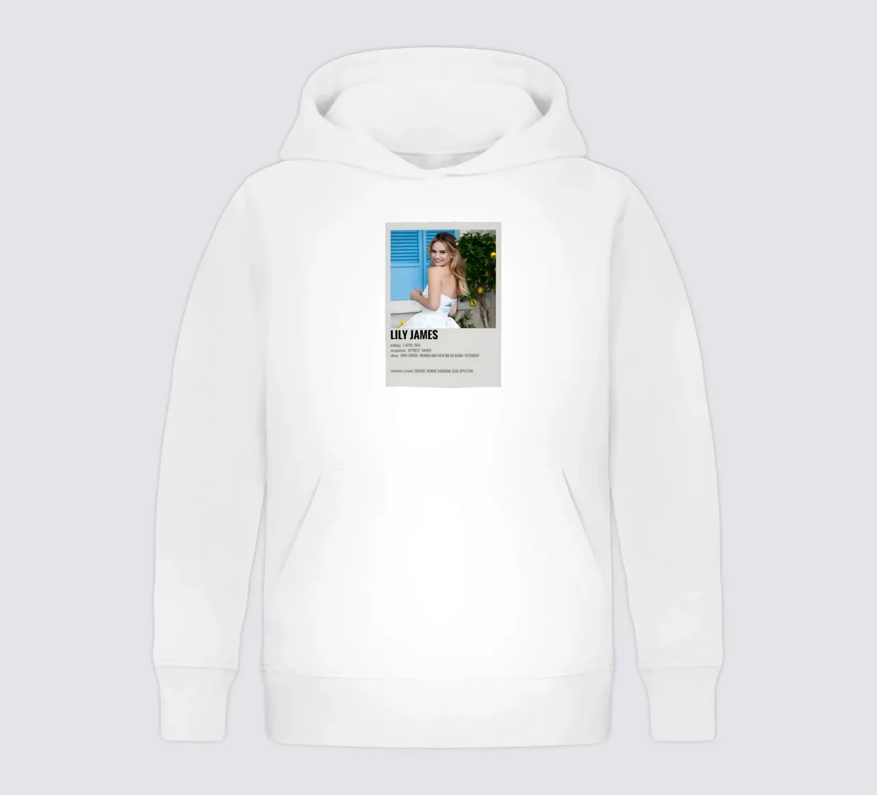 LILY JAMES felpa bambino con cappuccio da MVFminimalist