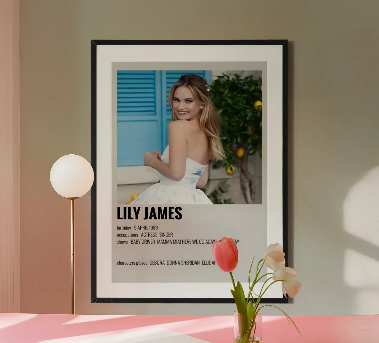LILY JAMES carta hahnemühle da MVFminimalist