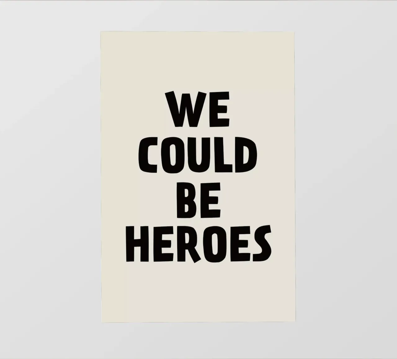 We Could Be Heroes pellicola backlit da The Native State