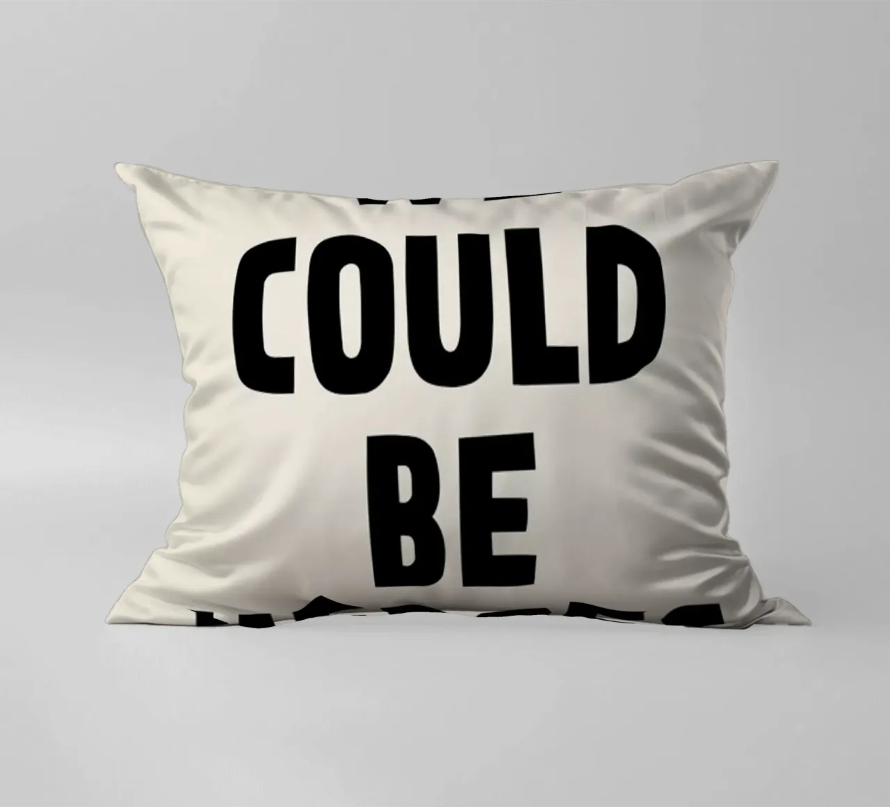 We Could Be Heroes decorative cushion by The Native State