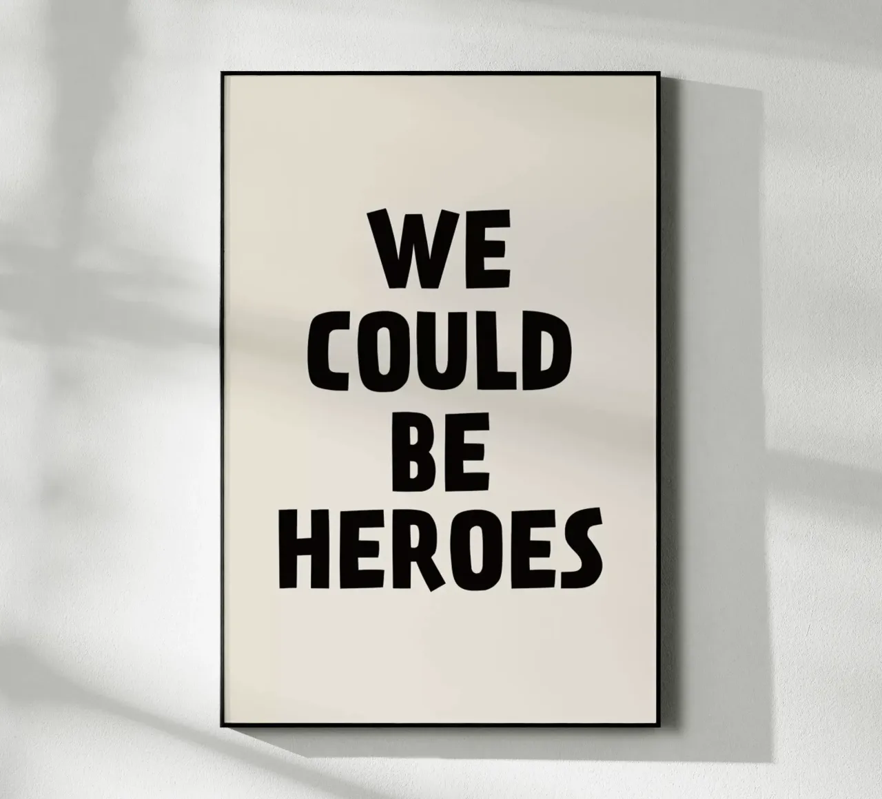 We Could Be Heroes plexiglass da The Native State