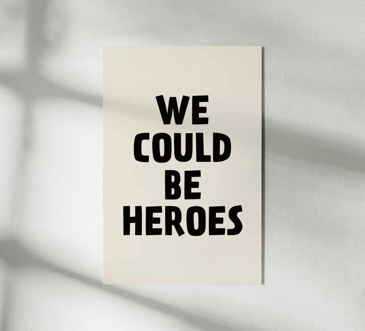 We Could Be Heroes plexiglass da The Native State