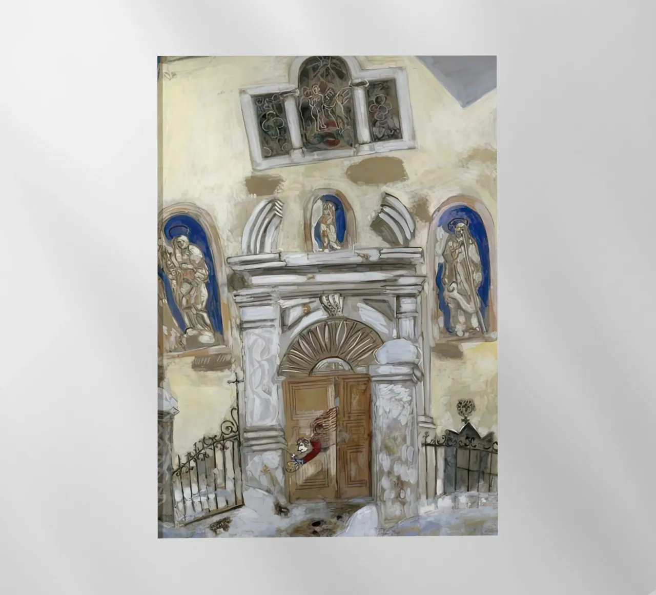 MArc Chagall Un angelo pittore pellicola backlit da MC Exhebition
