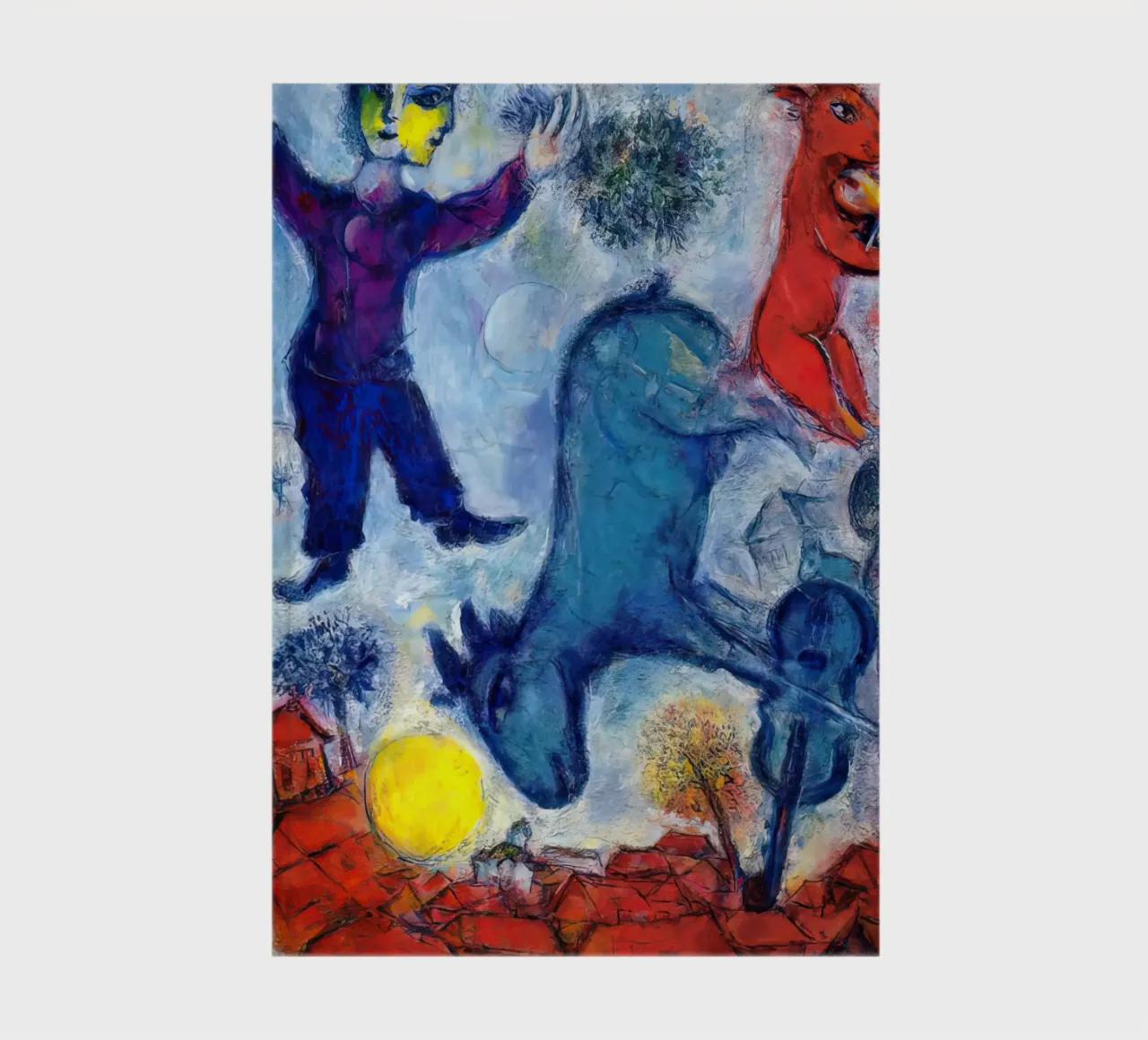 MArc Chagall Cows over Vitebsk notebook by MC Exhebition