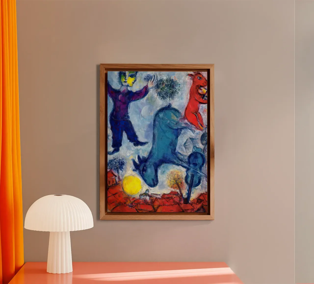 MArc Chagall Cows over Vitebsk forex plate by MC Exhebition