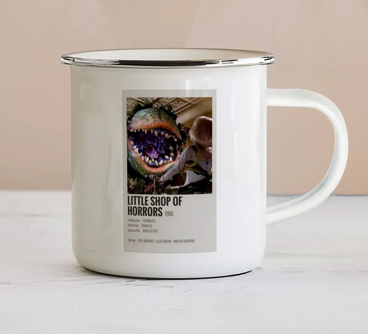 LITTLE SHOP OF HORRORS 1986 tazza in smalto da MVFminimalist