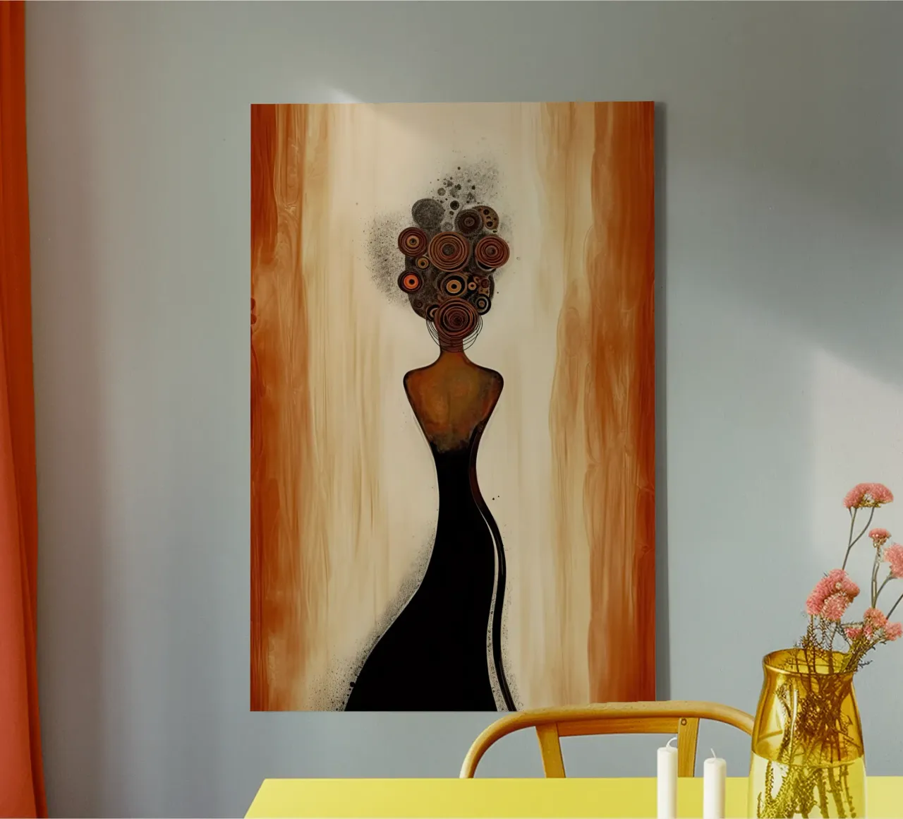 Muurkunst van Imagine canvas met Baklijst van Imagine