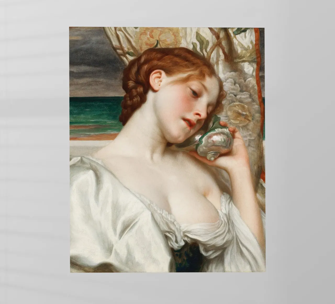 Echi di mare di Frederic Leighton pellicola backlit da Venus Art