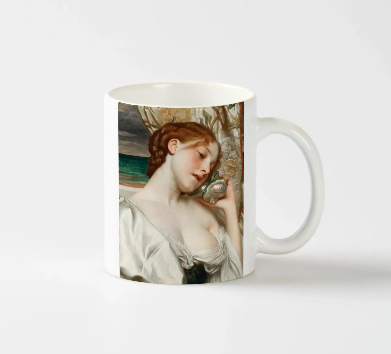 Echi di mare di Frederic Leighton tazza in ceramica da Venus Art