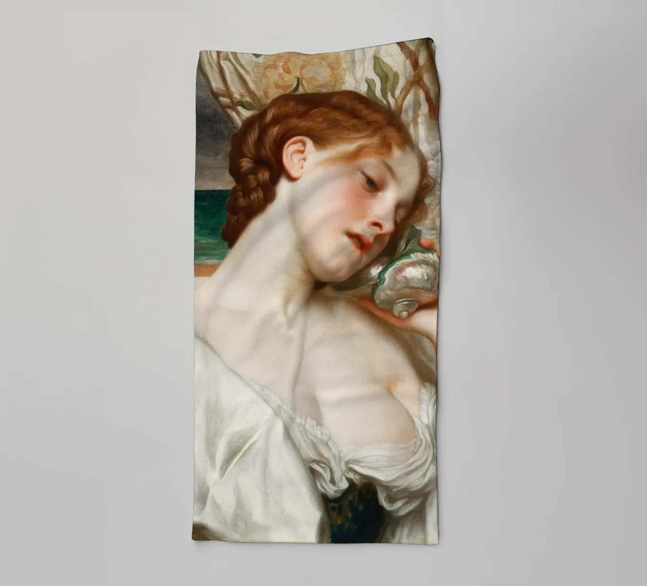 Echi di mare di Frederic Leighton asciugamano da bagno da Venus Art