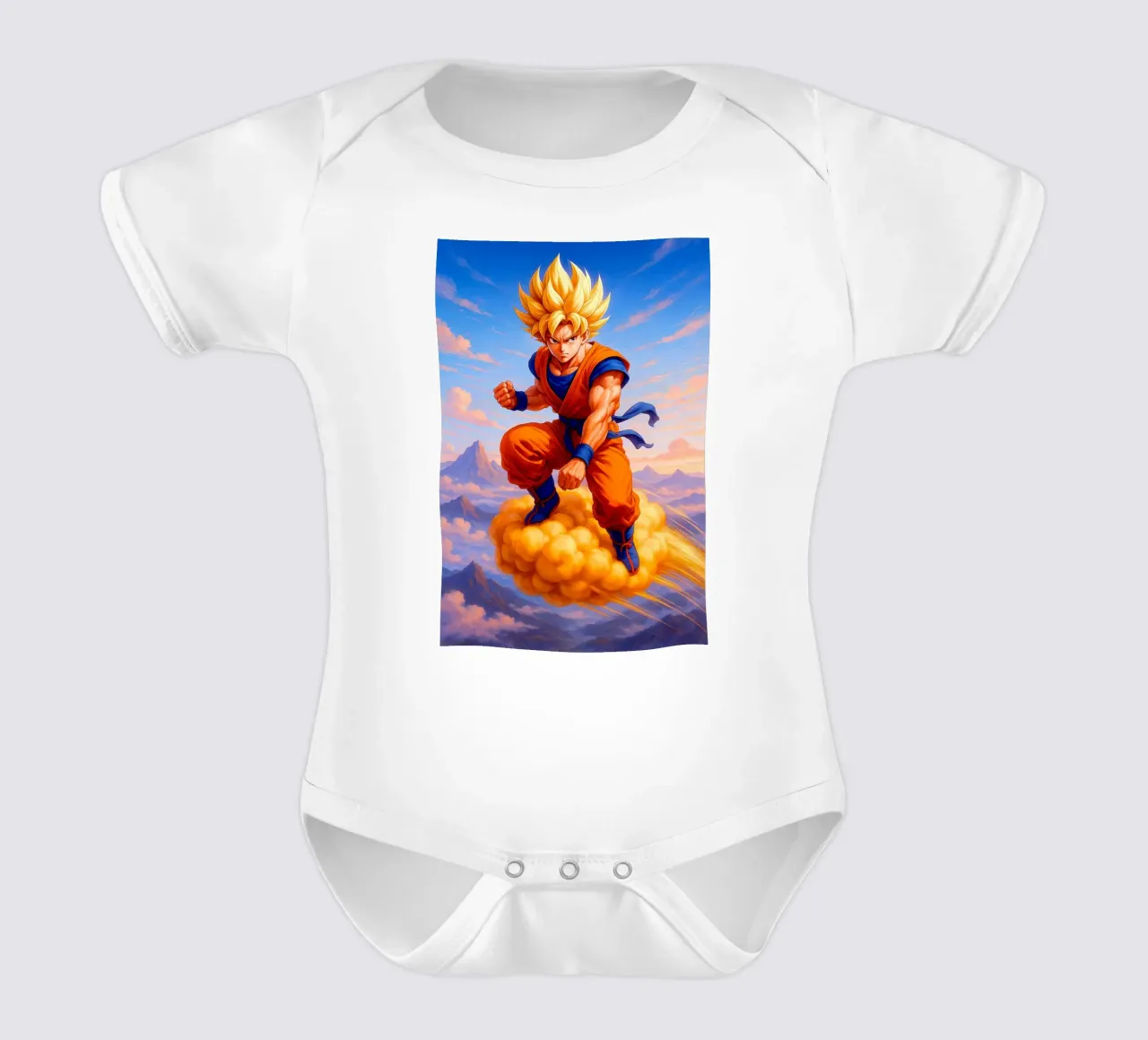 Son Goku body neonato maniche corte da Indah Creative