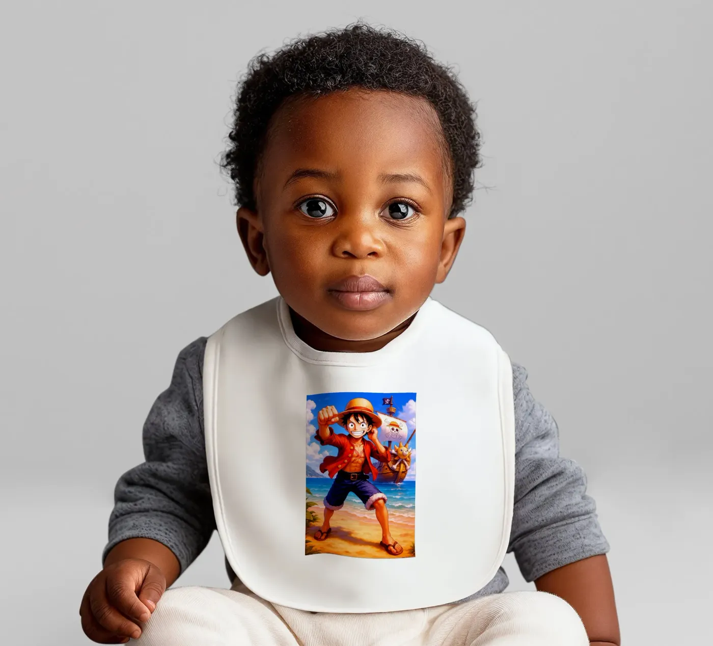 Monkey D. Luffy bavaglino da Indah Creative