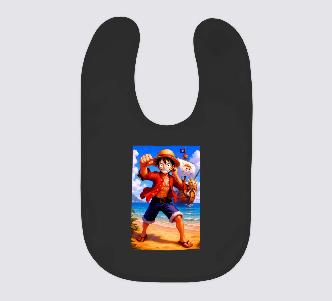 Monkey D. Luffy bavaglino da Indah Creative