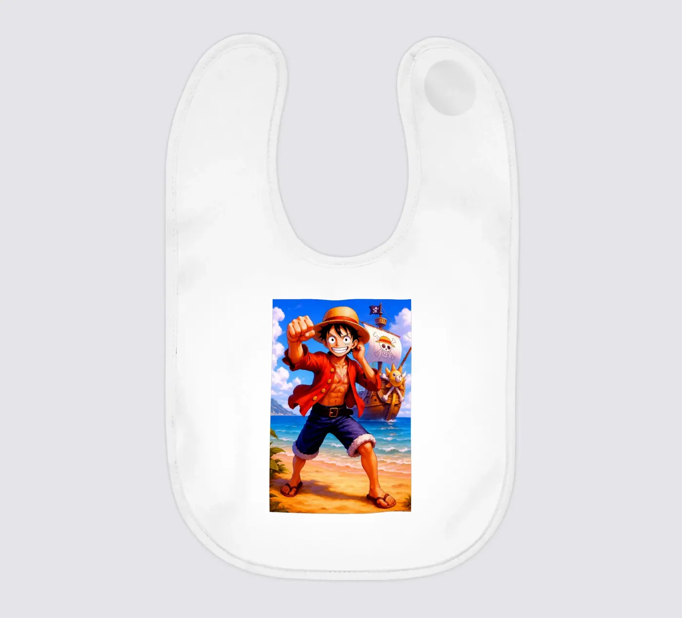 Monkey D. Luffy bavaglino da Indah Creative