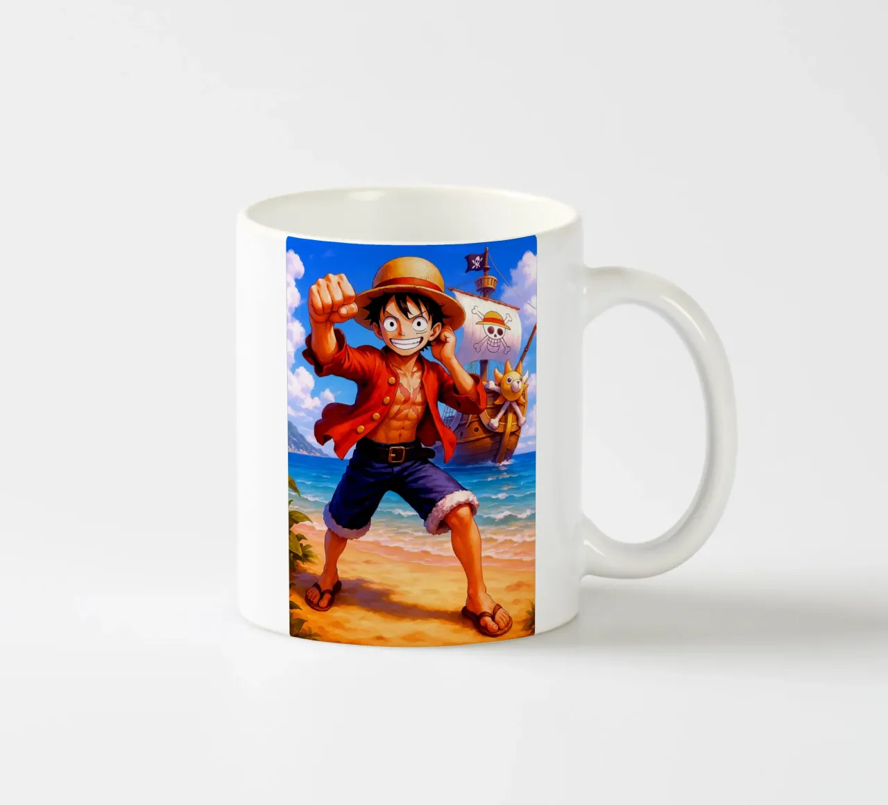 Monkey D. Luffy tazza in ceramica da Indah Creative