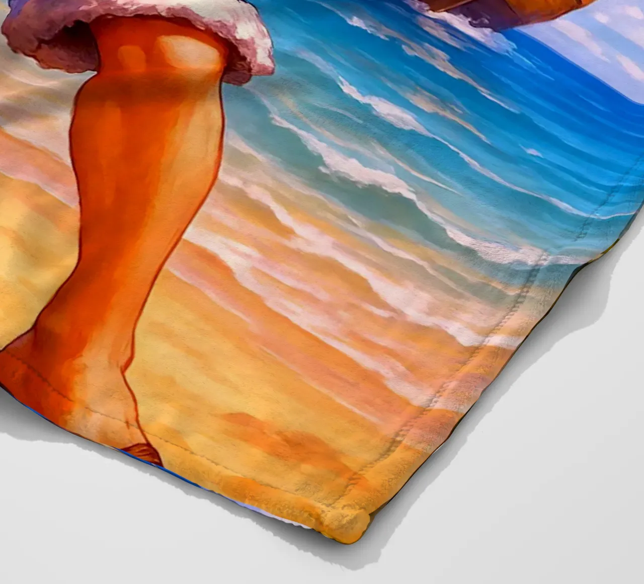 Monkey D. Luffy coperta in pile da Indah Creative