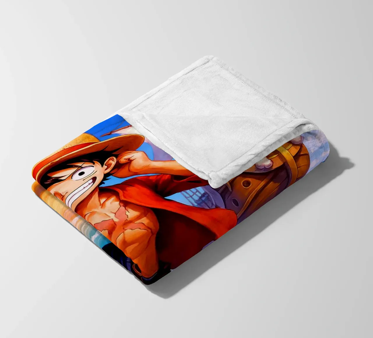 Monkey D. Luffy coperta in pile da Indah Creative