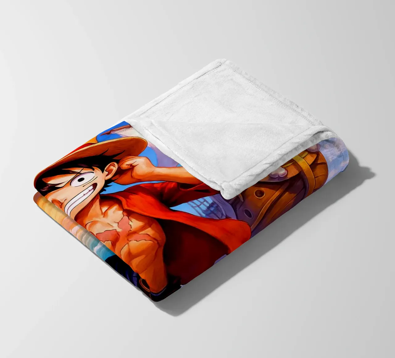 Monkey D. Luffy coperta in pile da Indah Creative