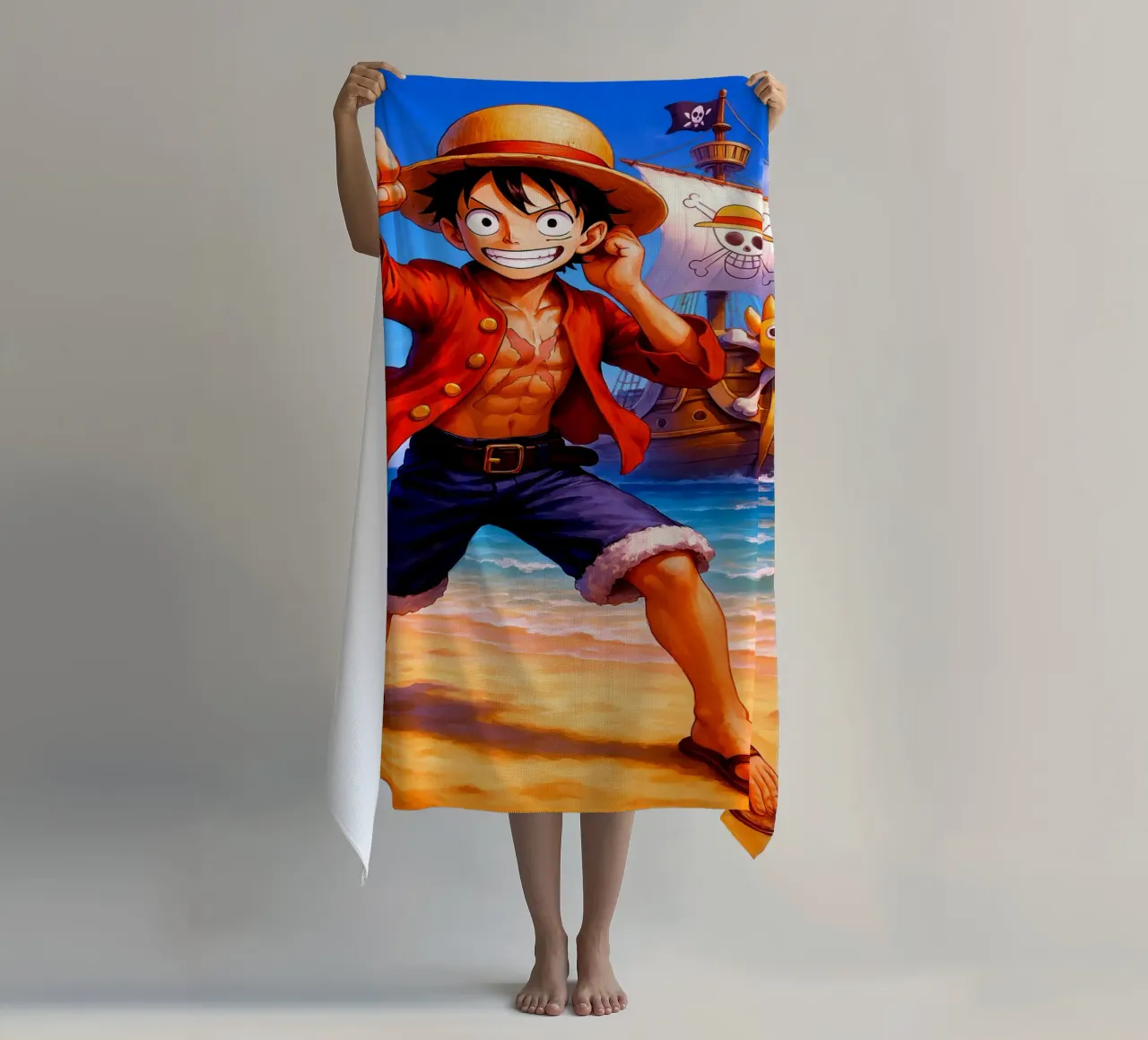 Monkey D. Luffy telo mare da Indah Creative
