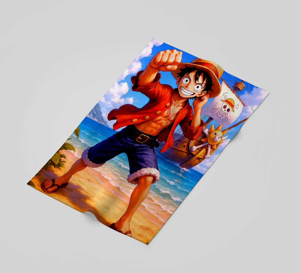 Monkey D. Luffy telo mare da Indah Creative