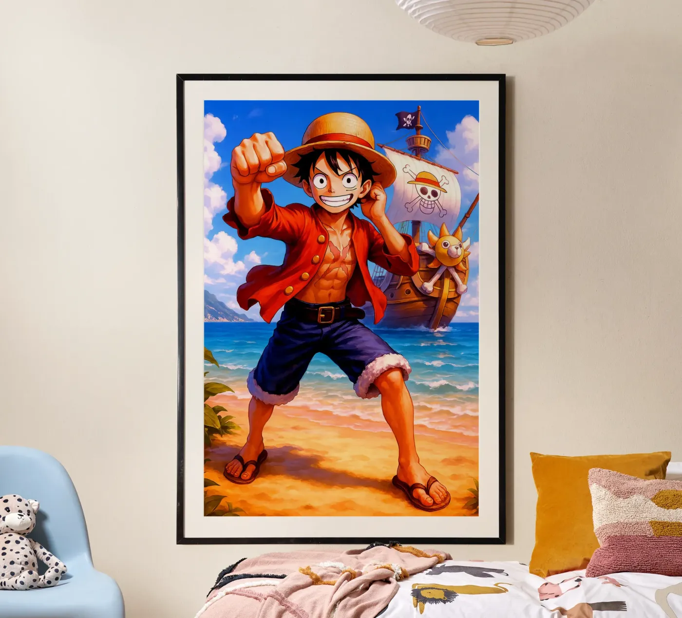 Monkey D. Luffy Poster von Indah Creative