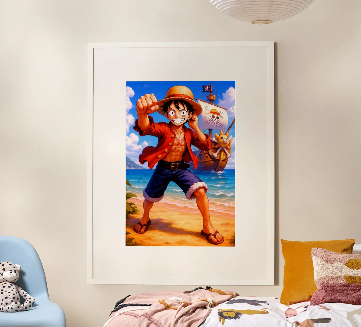 Monkey D. Luffy Poster von Indah Creative